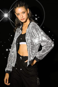 Mermaid Sequin Bomber Jacket | Dress In Beauty