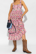 Floral Tiered Georgette Midi Dress | Dress In Beauty