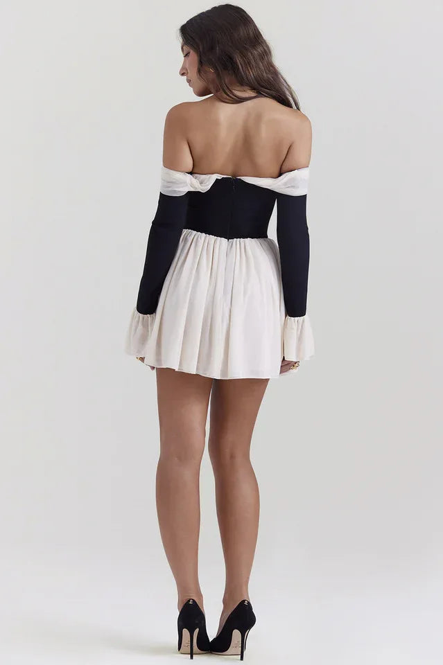 Off shoulder mini dress - View 6 | WEUXS