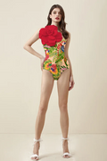 3D Flower One Piece Swimsuit & Skirt Set | Dress In Beauty