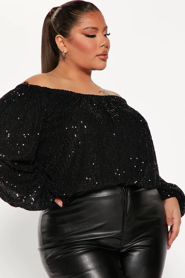 Sarah Sequin Top | Dress In Beauty