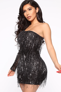 No Strings Attached Sequin Mini Dress | Dress In Beauty