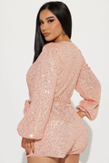 Take Me Dancing Sequin Romper | Dress In Beauty