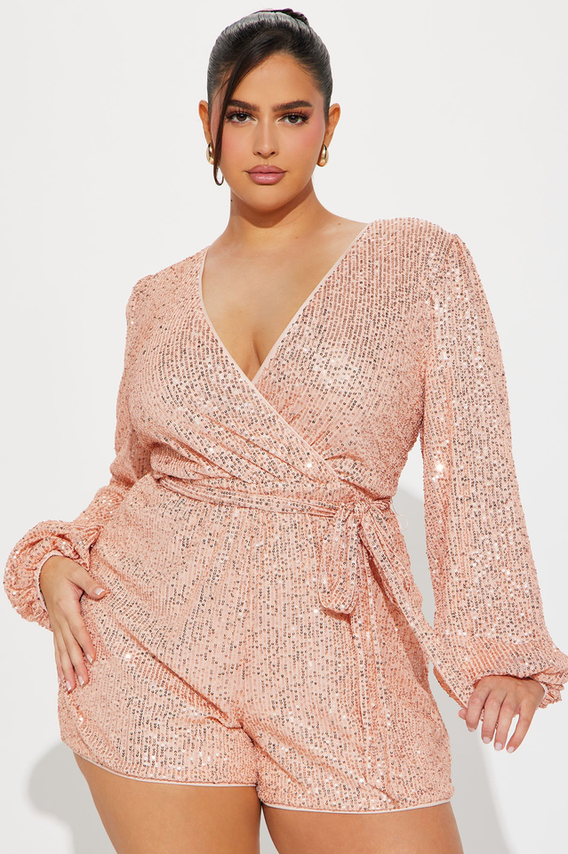 Take Me Dancing Sequin Romper | Dress In Beauty