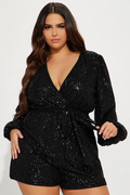 Take Me Dancing Sequin Romper | Dress In Beauty