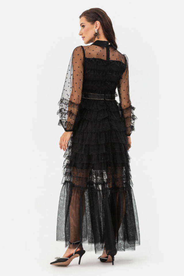 Maddison Polka Dot Maxi Dress | Dress In Beauty