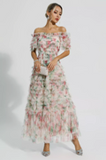 Nola Ruched Floral Maxi Dress | Dress In Beauty