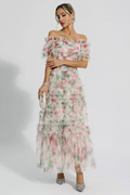 Nola Ruched Floral Maxi Dress | Dress In Beauty
