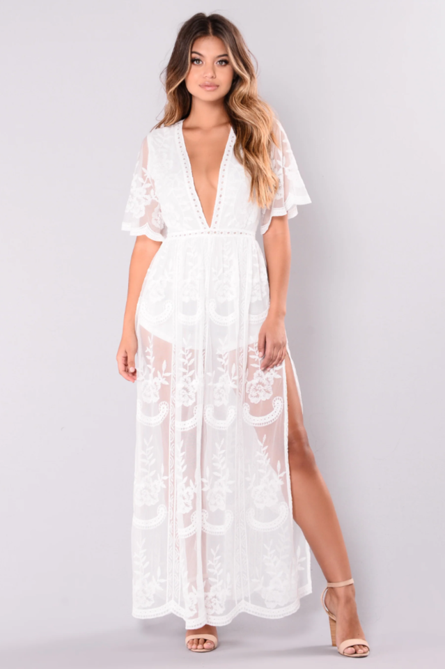 Boho Lace Maxi Dress | Dress In Beauty