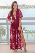Boho Lace Maxi Dress | Dress In Beauty