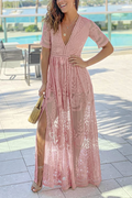 Boho Lace Maxi Dress | Dress In Beauty