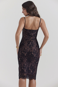 Escala Black Lace Midi Dress | Dress In Beauty