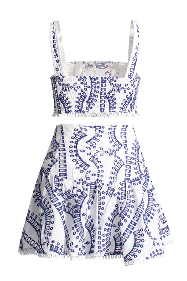 Cora Crop Top + Skirt Set | Dress In Beauty