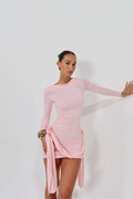Amelia Blush Mini Dress | Dress In Beauty