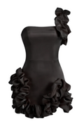 One Shoulder Ruffled Sheath Mini Dress | Dress In Beauty