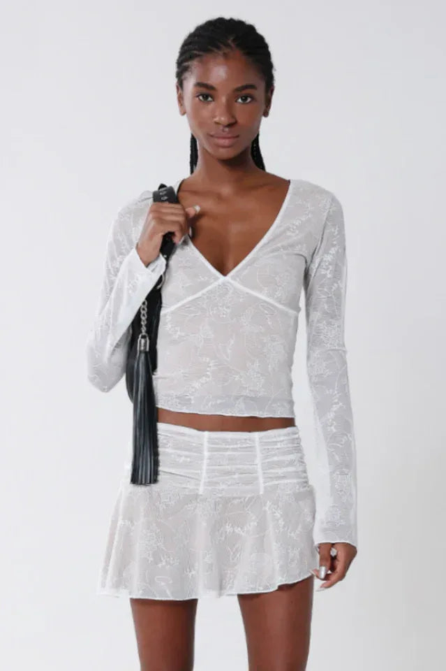 Yvette Top + Skirt Set - WEUXS Main image