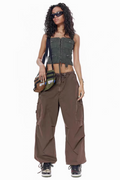 Vintage Parachute Cargo Pants | Dress In Beauty