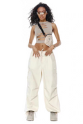 Vintage Parachute Cargo Pants | Dress In Beauty