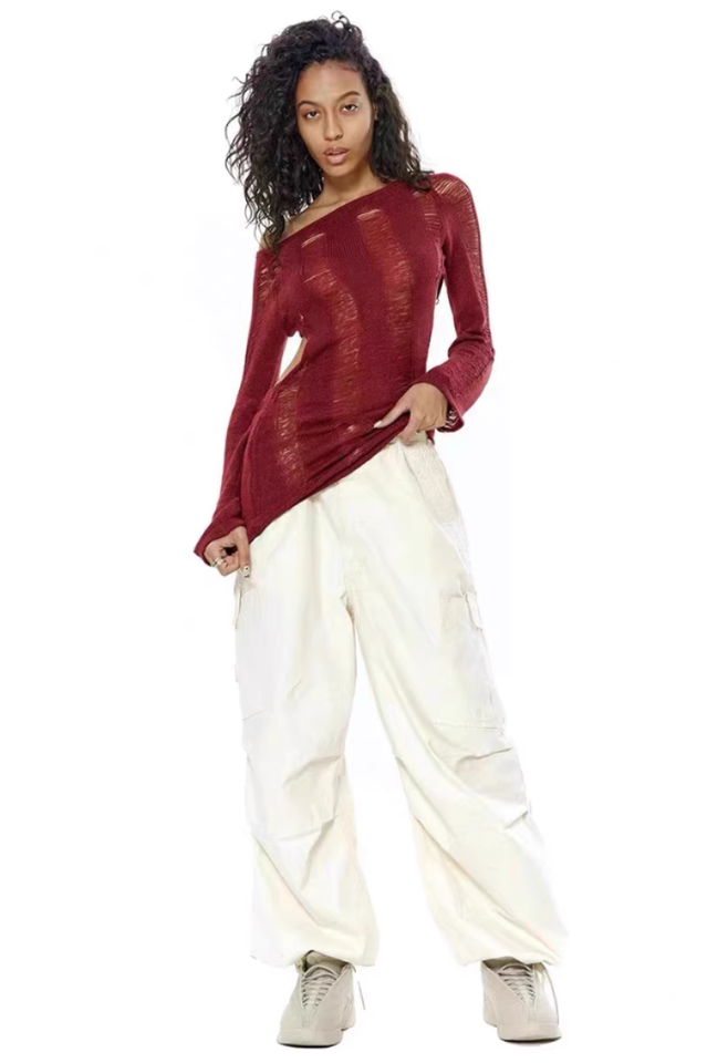 Vintage Parachute Cargo Pants | Dress In Beauty