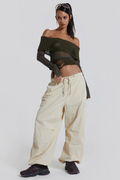 Vintage Parachute Cargo Pants | Dress In Beauty