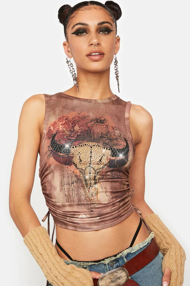 Rebirth Studded Tank Top | Dress In Beauty