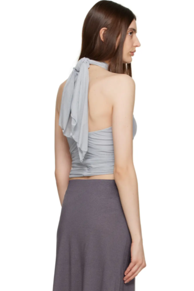 Gray Ruched Camisole | Dress In Beauty