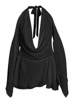 Printed Halter Neck Mini Dress - View 21 | WEUXS
