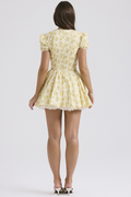 Faith Vintage Floral Pleated Mini Dress | Dress In Beauty
