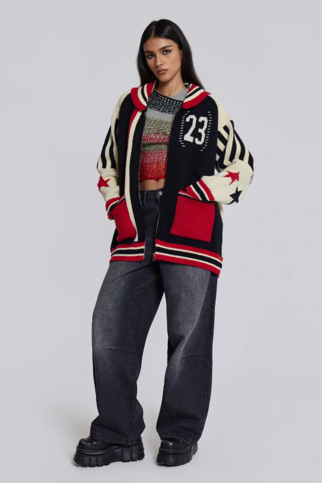 Team 23 Knitted Zip Through | Dress In Beauty