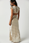 Butterfly Babe Lace Polka Dot Maxi Dress | Dress In Beauty