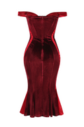 Vianey Velvet Midi Dress | Dress In Beauty