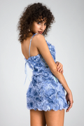 Fryni 3D Floral Mini Dress | Dress In Beauty