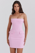Naia Cotton Candy Strapless Mini Dress | Dress In Beauty