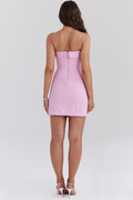 Naia Cotton Candy Strapless Mini Dress | Dress In Beauty