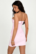 Naia Cotton Candy Strapless Mini Dress | Dress In Beauty