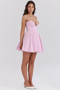 Mar Candy Twill Strapless Mini Dress | Dress In Beauty
