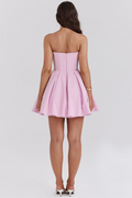 Mar Candy Twill Strapless Mini Dress | Dress In Beauty
