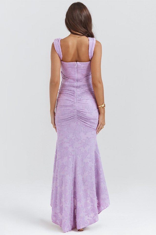 Cesca Retro Cream White Floral Maxi Dress | Dress In Beauty