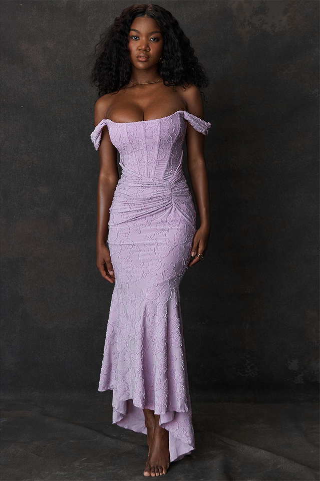 Cesca Retro Cream White Floral Maxi Dress | Dress In Beauty