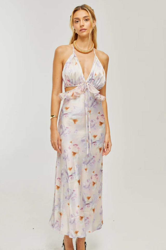 Agathe Floral Print Midi Dress | Dress In Beauty