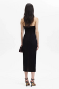Velvet Strapless Midi Dress | Dress In Beauty