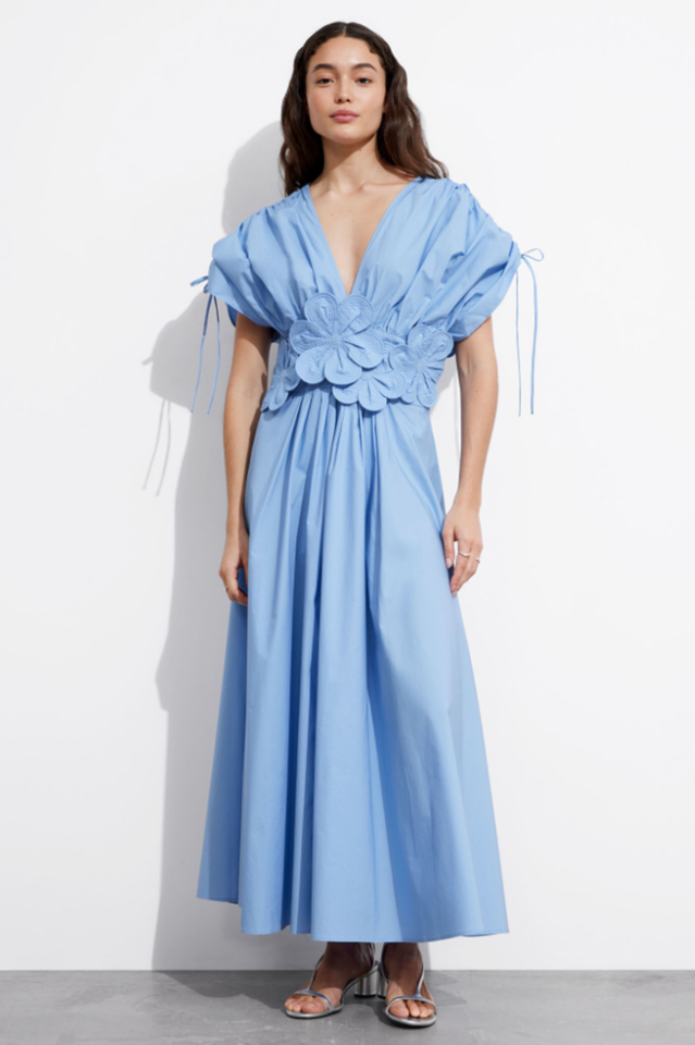 Floral Appliqué Midi Dress | Dress In Beauty