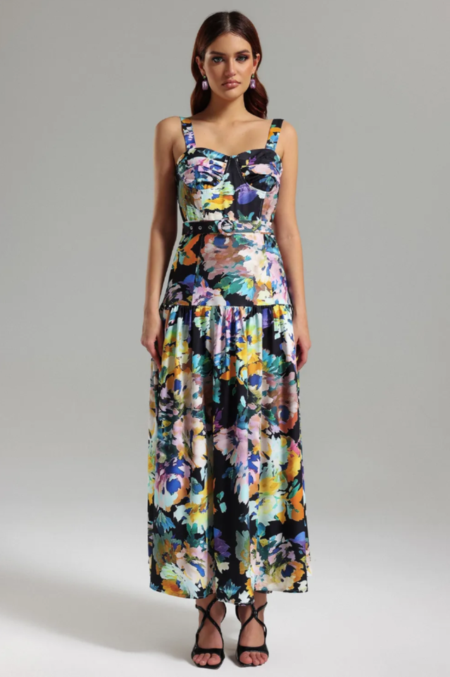Karina Halter Printed Maxi Dress | Dress In Beauty