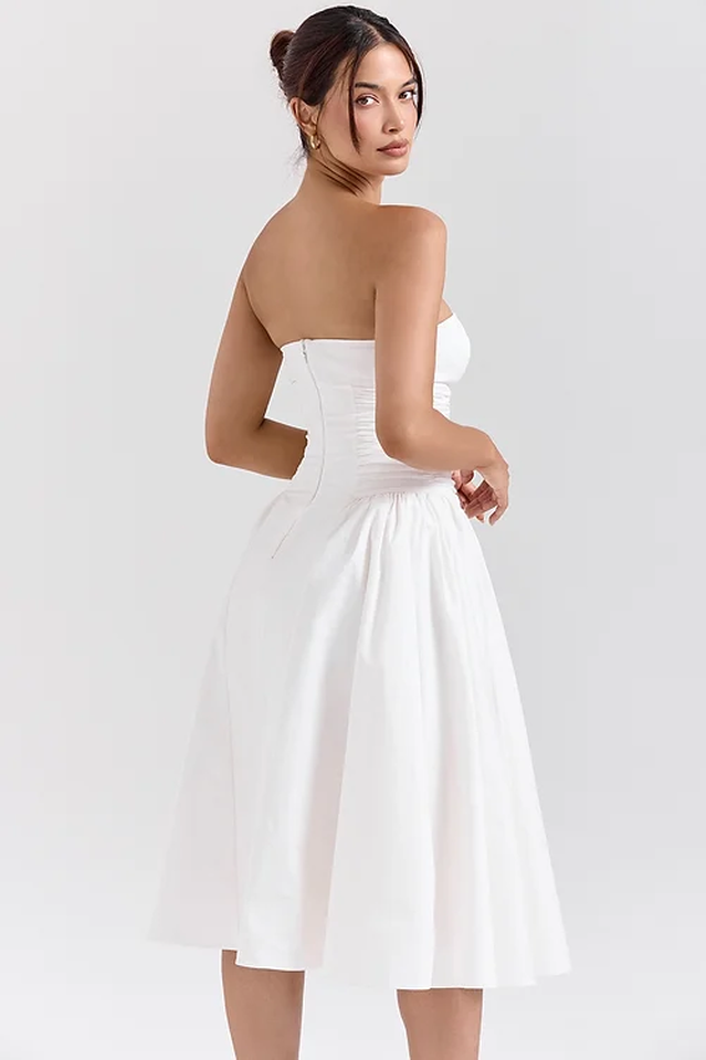 Strapless Midi Dress | Dress In Beauty