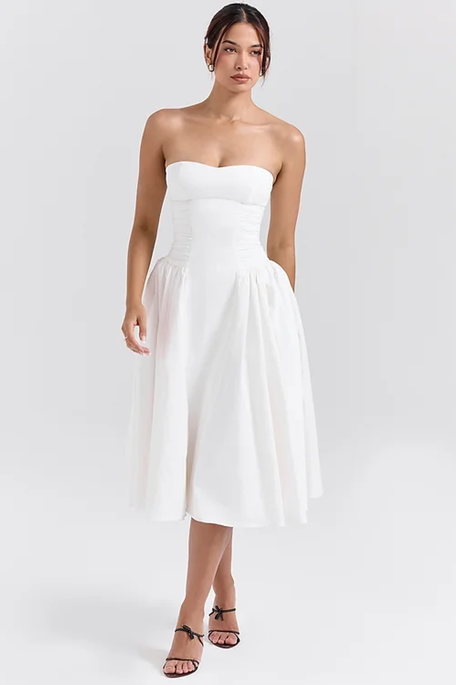 Strapless Midi Dress | Dress In Beauty