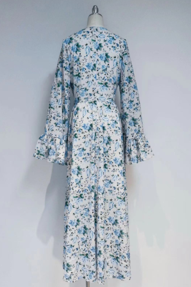 Aracely V Neck Floral Maxi Dress | Dress In Beauty