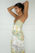 Floral Print Lace Backless Slip Dress | Dress In Beauty