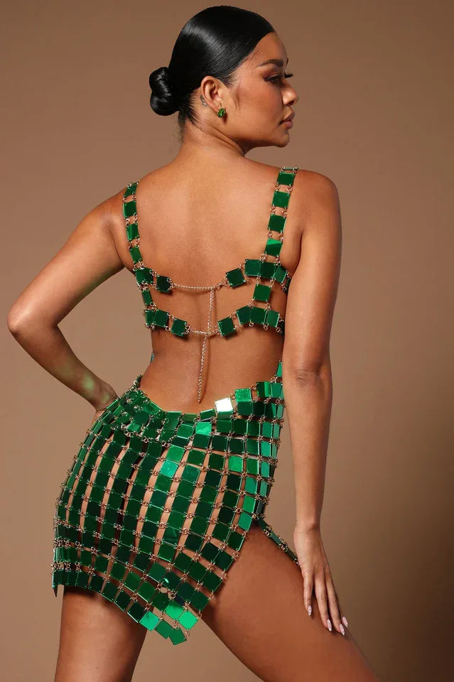 Chainmail Mini Dress Secondary image