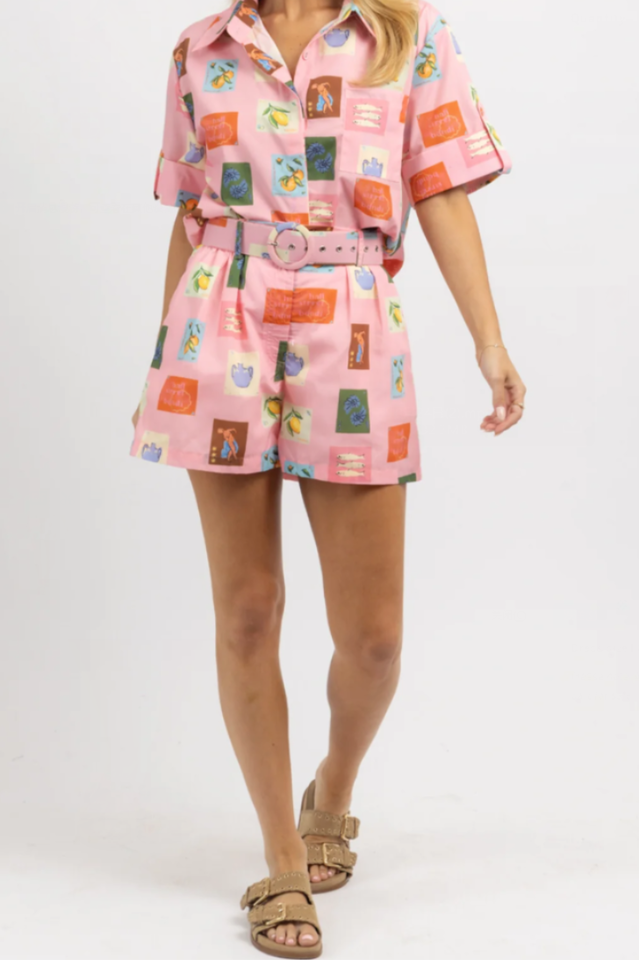 Sightsee Print Short Set | Dress In Beauty