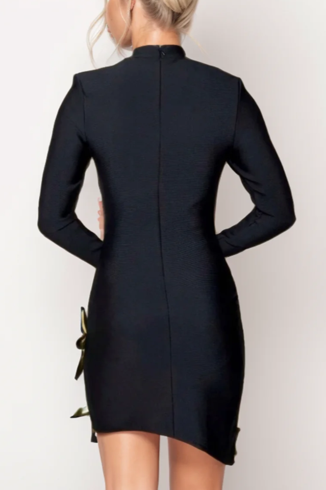 Krisp Hollow Out 3D Mini Dress | Dress In Beauty